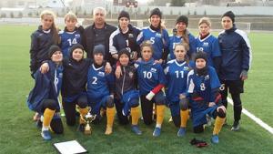  Представительницы СФУ стали победителями соревнований по футболу среди вузов края