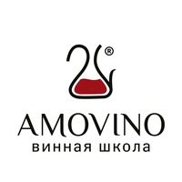 Логотип компании AMOVINO, Красноярская винная школа