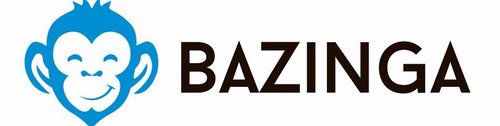 Логотип компании Bazinga, центр изучения иностранных языков