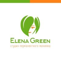 Логотип компании Elena Green, косметический салон